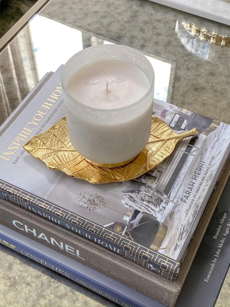 Inspire Me! Home Decor Metal Leaf Tray (2 Sizes)