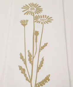 Inspire Me! Home Decor Decorative Tea Towel (4 Styles) Gold