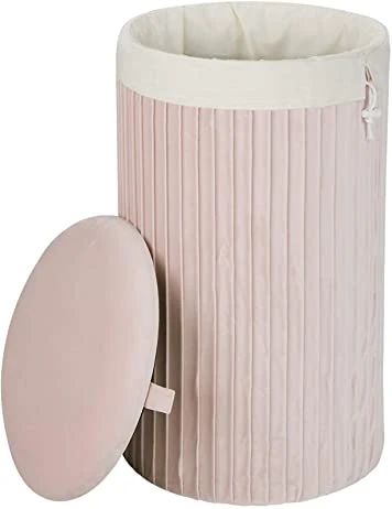 Inspire Me! Home Decor Lydia Pleated Hamper (3 Colors)