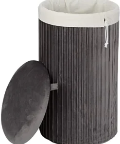 Inspire Me! Home Decor Lydia Pleated Hamper (3 Colors)