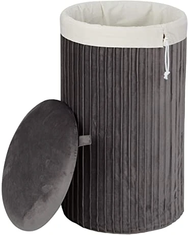 Inspire Me! Home Decor Lydia Pleated Hamper (3 Colors)