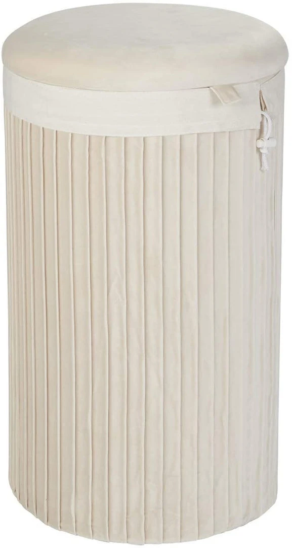 Inspire Me! Home Decor Lydia Pleated Hamper (3 Colors)