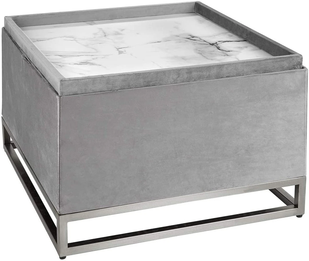 Inspire Me! Home Decor Caroline Storage Ottoman (3 Colors)