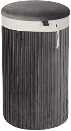 Inspire Me! Home Decor Lydia Pleated Hamper (3 Colors)