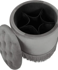 Inspire Me! Home Decor OTTOMANS Serena Storage Ottoman (2 Colors)