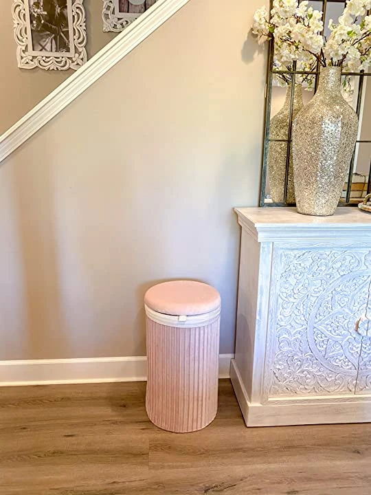 Inspire Me! Home Decor Lydia Pleated Hamper (3 Colors)