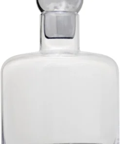 Inspire Me! Home Decor Decanter With Silver Round Top "From Pops Of Color Home Collection"