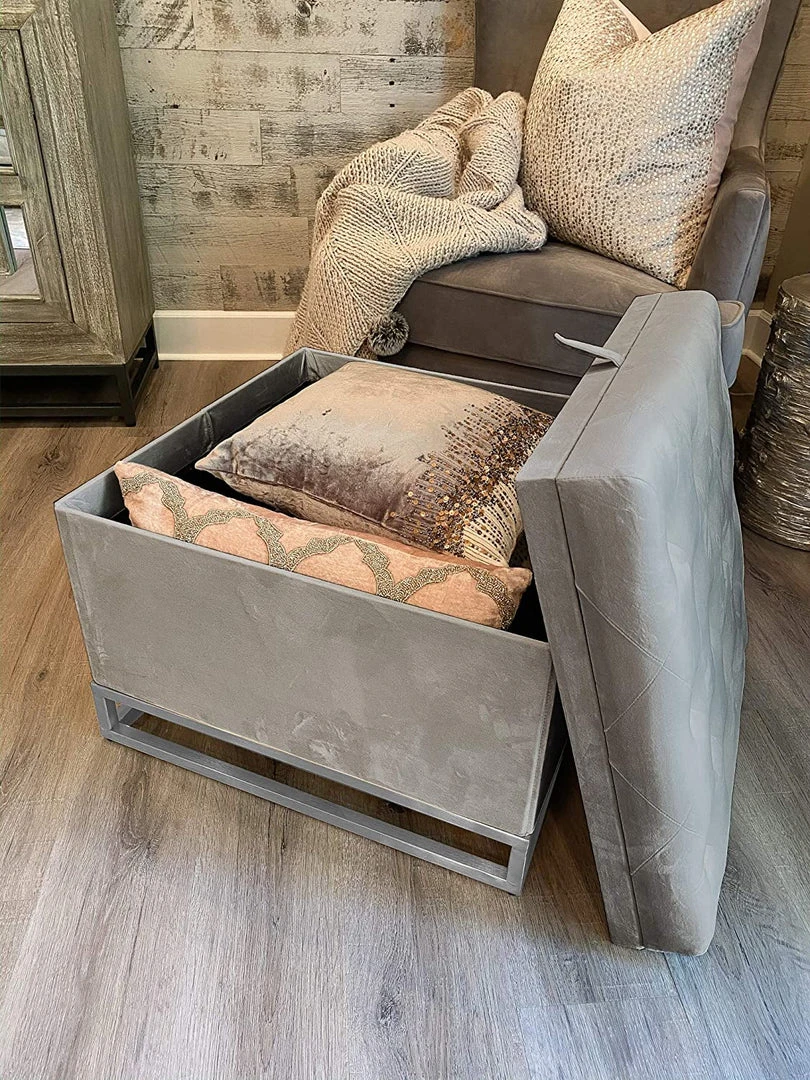 Inspire Me! Home Decor Caroline Storage Ottoman (3 Colors)