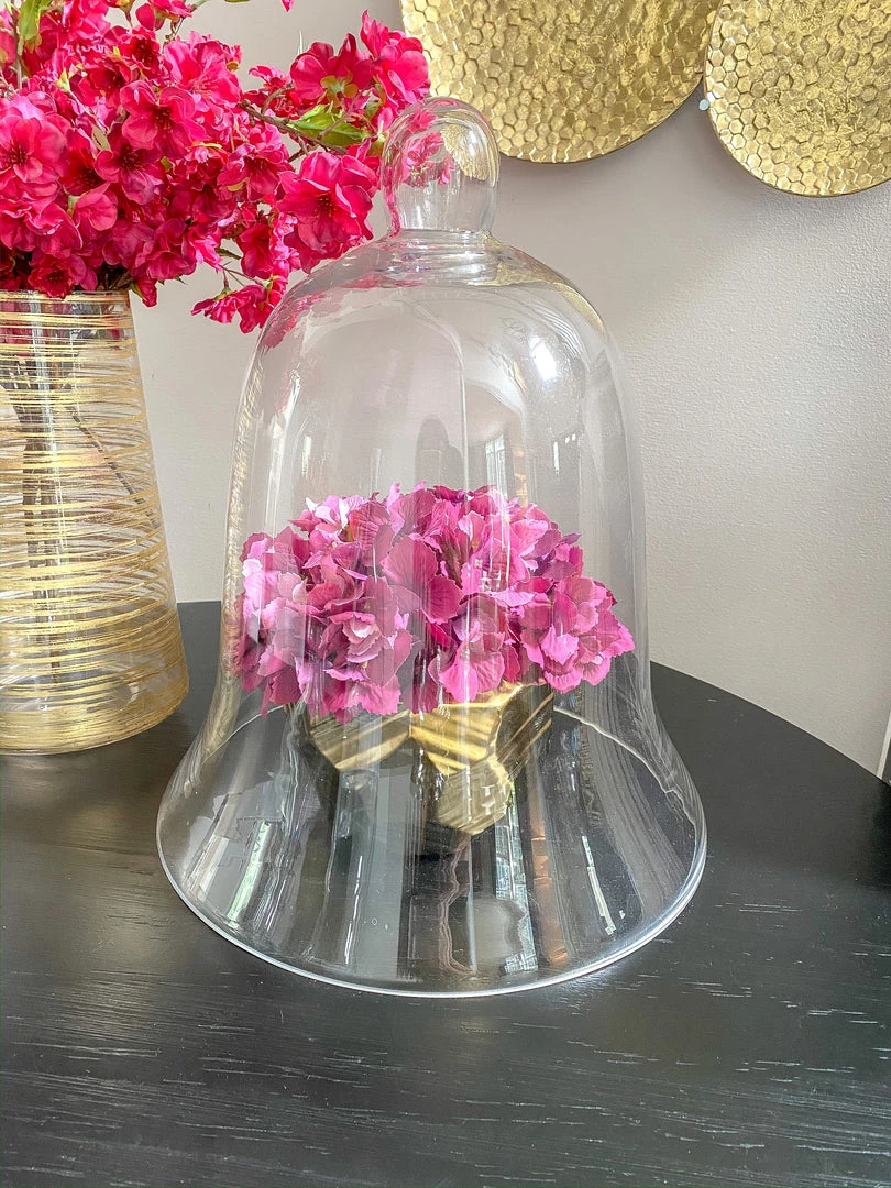 Inspire Me! Home Decor Oversized Glass Bell Cloche