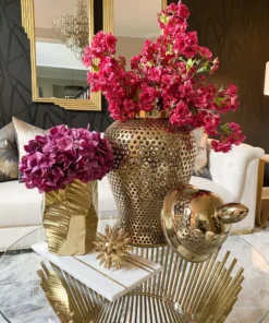 Inspire Me! Home Decor Oversized Gold Ginger Jar With Lid