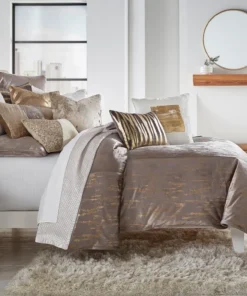 Cloud9d Arian Grey Velvet Duvet Cover (2 Sizes)