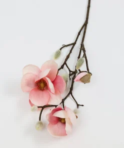 Inspire Me! Home Decor 21" Pink Magnolia Stem