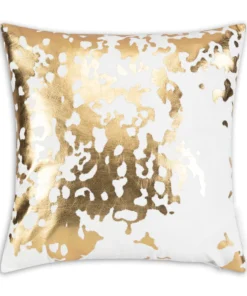 Cloud9d PILLOWS, RUGS, & THROWS Elise Ivory Gold Pillow - 20