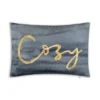 Cloud9d Digital Printed Fabric Pillow W/ Metallic Emdroidery (2 Colors) - 18" X 12" PILLOWS, RUGS, & THROWS