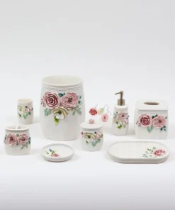 Inspire Me! Home Decor Spring Garden Bath Collection (11 Items)