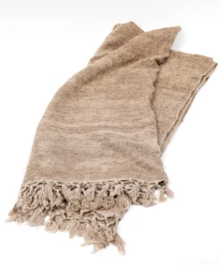 Inspire Me! Home Decor Beige Chenile Throw PILLOWS, RUGS, & THROWS