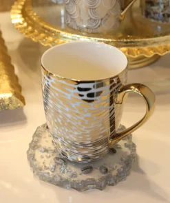 Inspire Me! Home Decor Stone Resin Coffee Bean Coaster (2 Colors)