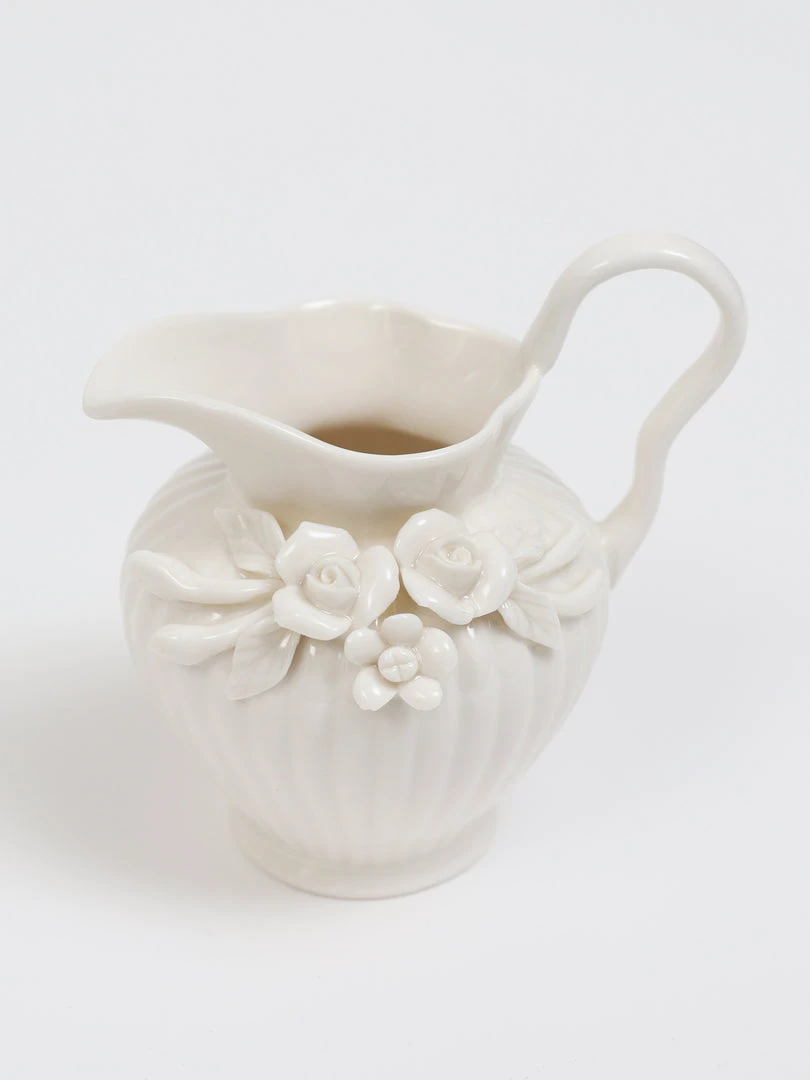 Inspire Me! Home Decor White Floral Tea Set (3 Items) Each Sold Individually KITCHEN