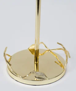 Inspire Me! Home Decor Gold Leaf Detailed Paper Towel Holder