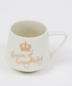 Inspire Me! Home Decor Queen Of Everything Mug Gold