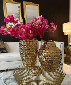 Inspire Me! Home Decor Gold Hammered Ginger Jar (2 Sizes)