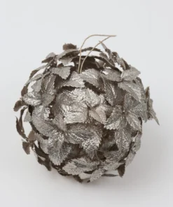 Inspire Me! Home Decor Gold Leaf Orb Ornaments (2 Colors)