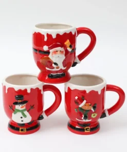 Inspire Me! Home Decor KITCHEN Snowy Holiday Mugs (3 Styles)