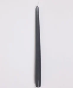 Inspire Me! Home Decor Dark Grey Taper Candle