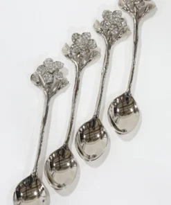 Inspire Me! Home Decor Jeweled Flower Tea Spoon (2 Colors)