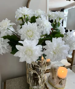 Inspire Me! Home Decor Real Touch Dahlia Stem (2 Colors)