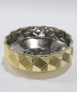 Inspire Me! Home Decor Champagne Textured Ceramic Bowls (3 Sizes)