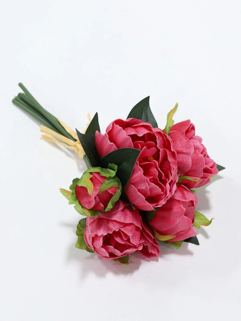 Inspire Me! Home Decor Real Touch Pink Tone Peony Bundle (3 Colors)