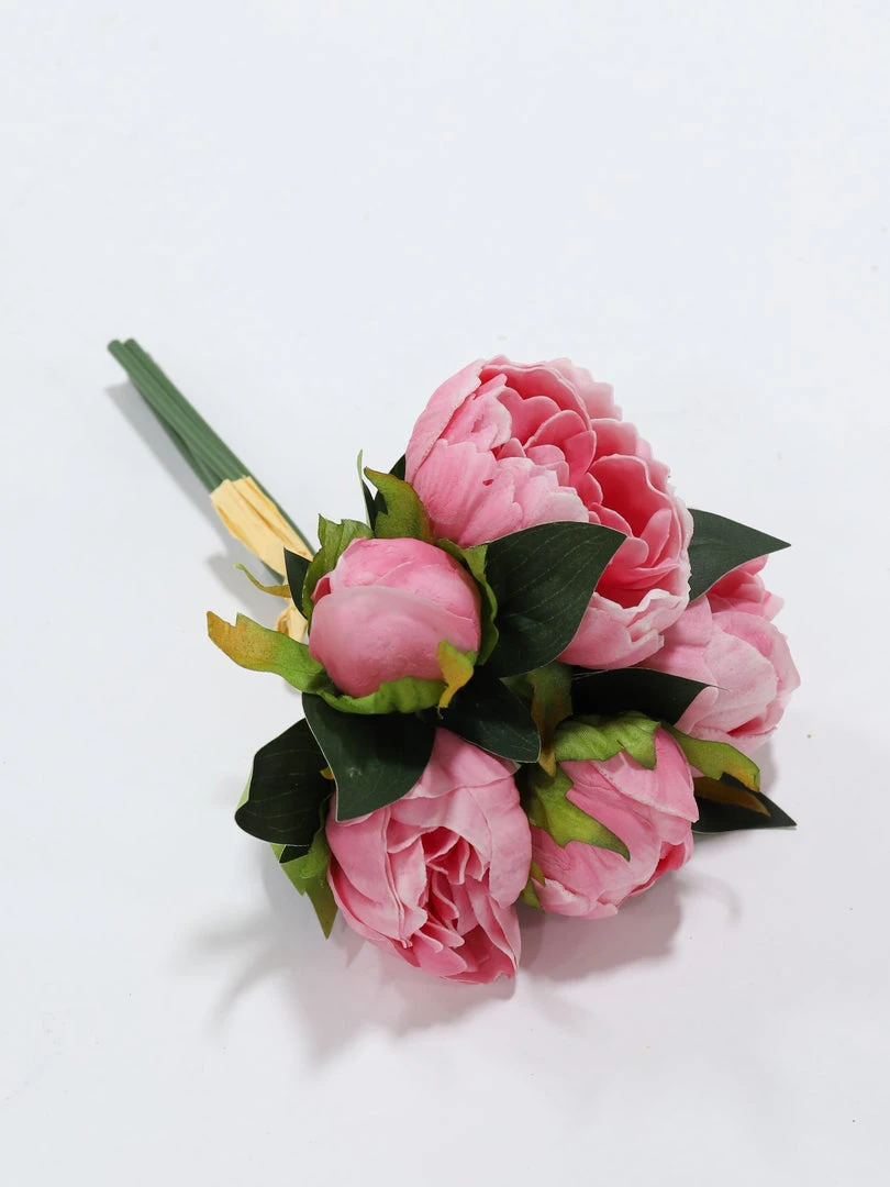 Inspire Me! Home Decor Real Touch Pink Tone Peony Bundle (3 Colors)