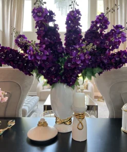 Inspire Me! Home Decor Floral Stems 37.5" Purple Delphinium Stem