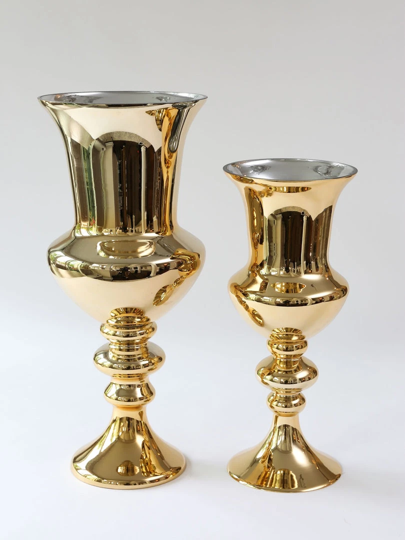 Inspire Me! Home Decor Detailed Stem Vase (2 Colors & 2 Sizes)