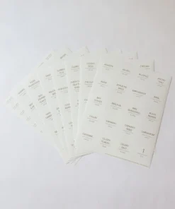 Inspire Me! Home Decor Gold Square Spice Labels