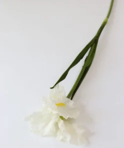Inspire Me! Home Decor Real Touch White Iris Stem