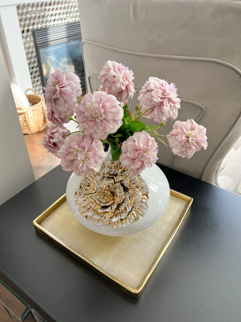 Inspire Me! Home Decor 18" Soft Lavendar Dahlia Stem