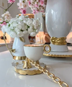 Inspire Me! Home Decor Gold Snuffer With Chain Links Design