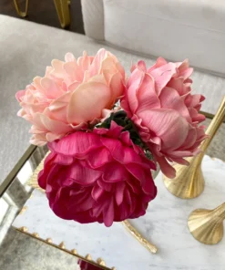 Inspire Me! Home Decor Real-Touch Full Peony Stems (3 Colors)