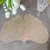 Inspire Me! Home Decor Gold Ginko Leaf Tablemat