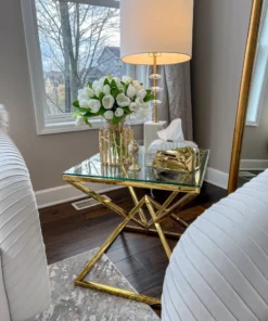 Inspire Me! Home Decor Real Touch White Open Tulip Bundle