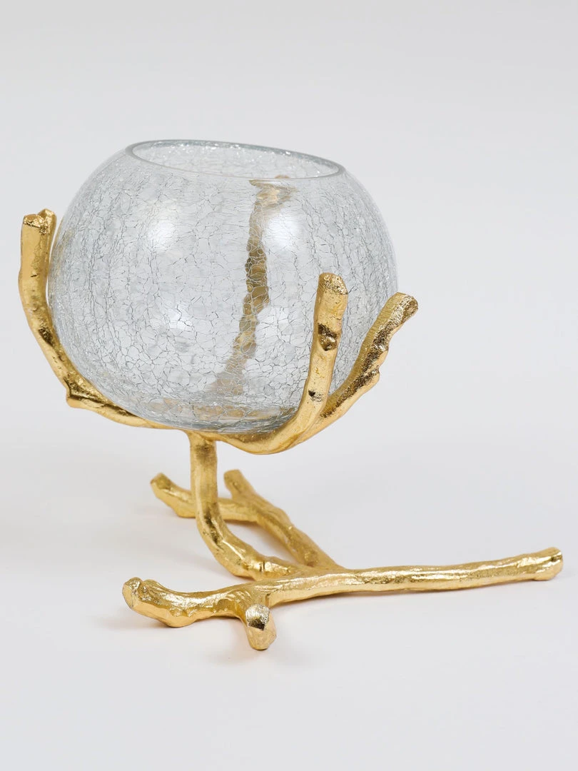 Inspire Me! Home Decor Large Branch Vase With Crackled Glass (2 Colors)