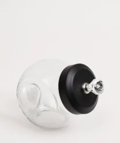 Inspire Me! Home Decor KITCHEN Glass Canister With Diamond Knob (3 Sizes)