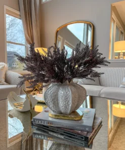 Inspire Me! Home Decor Faux Dried Blush Tones Grass Stem (2 Colors)