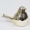 Inspire Me! Home Decor Glossy Gold Ceramic Bird