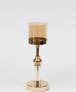 Inspire Me! Home Decor Classic Elegant Hurricane Candle Sticks (Set Of 3)