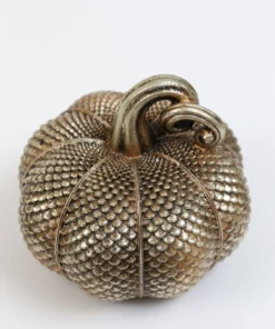 Inspire Me! Home Decor Antique Gold Resin Pumpkin (3 Styles)