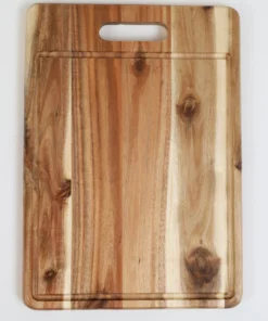 Inspire Me! Home Decor KITCHEN Large Wood Cutting Board With Handle And Groove