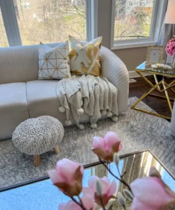 Inspire Me! Home Decor Knit Pom Pom Throw (2 Colors)